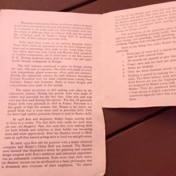 Vintage Porcelain collector dolls by Kenneth B. Shader - Picture 2 of 14